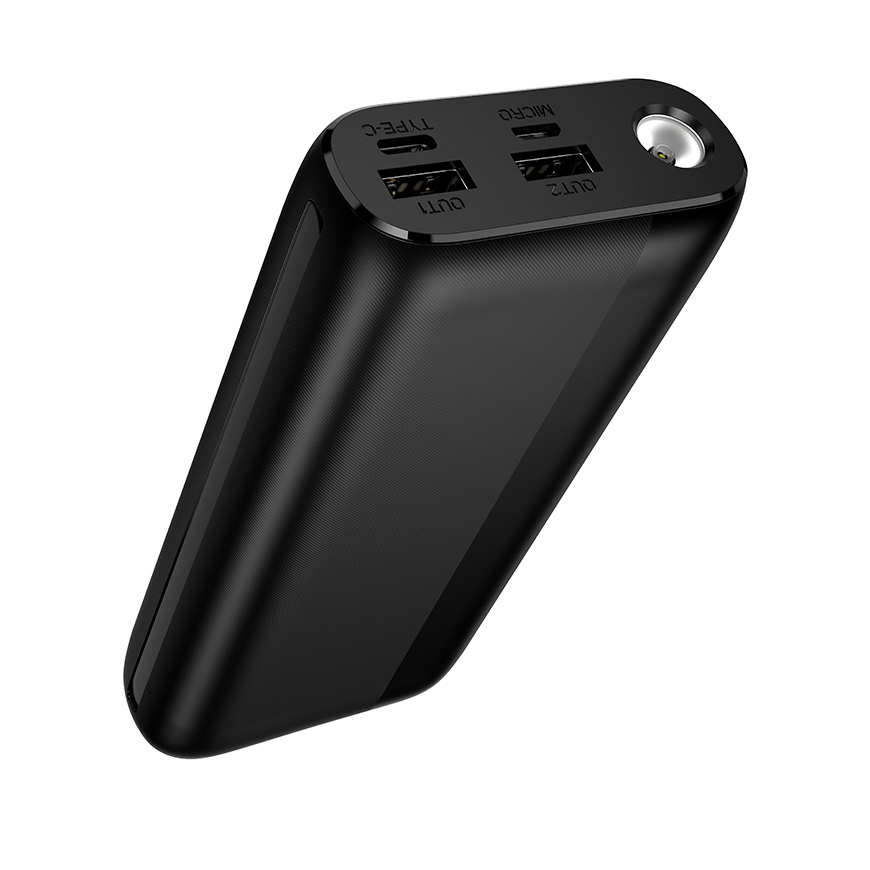 Borofone Power Bank 20000mAh BJ86 Victoria - 2xUSB - black – 5