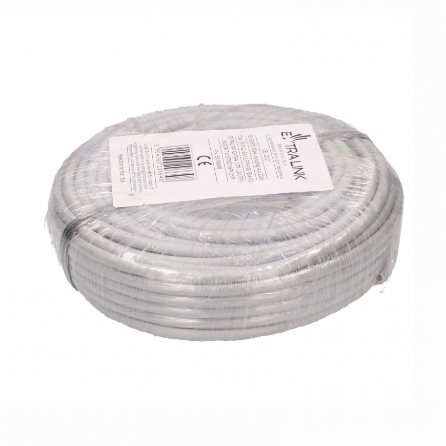 EXTRALINK CAT6A UTP (U/UTP) INDOOR TWISTED PAIR 25M