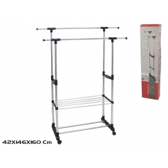 Extendable Coat Rack 90–146 / 92–160 cm, 42x146x160 cm