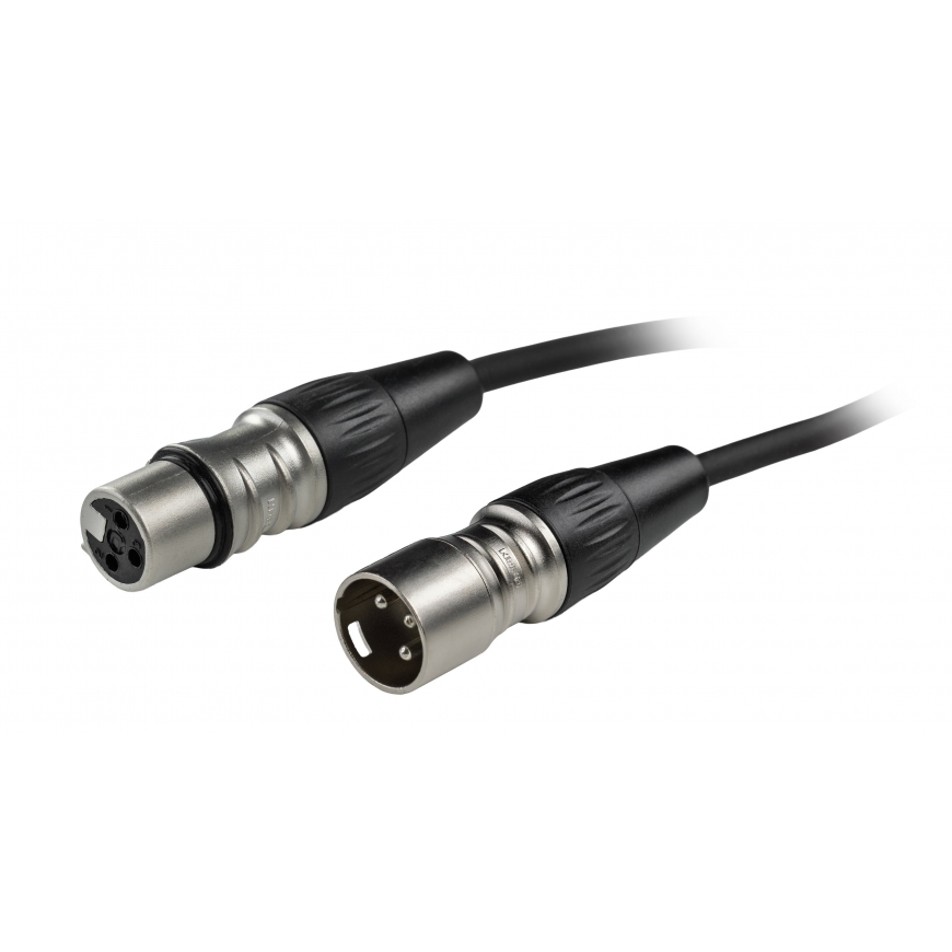 Fuj:tech XLR uros – XLR naaras mikrofonikaapeli, 10 m, musta – 2