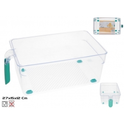 Uzglabāšanas paplāte ar rokturi 27x15x12 cm, KITCHEN&GO