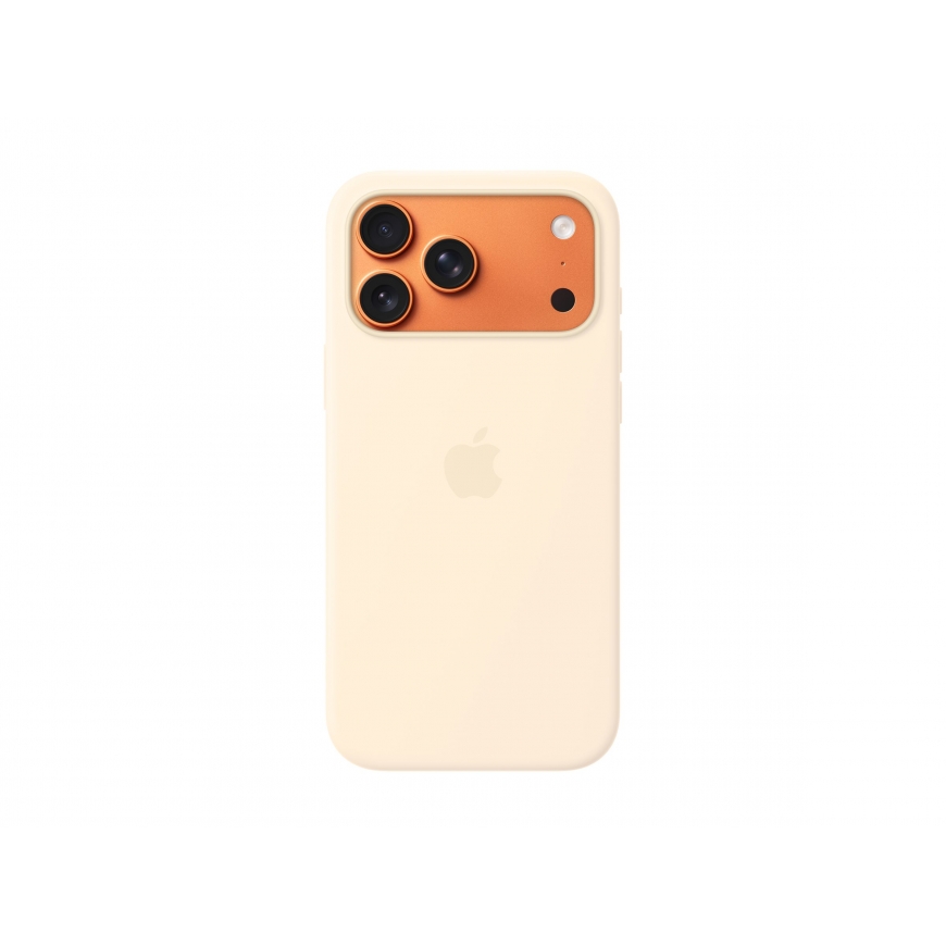Apple iPhone 17 Pro Max Silicone Case with MagSafe – Vanilla