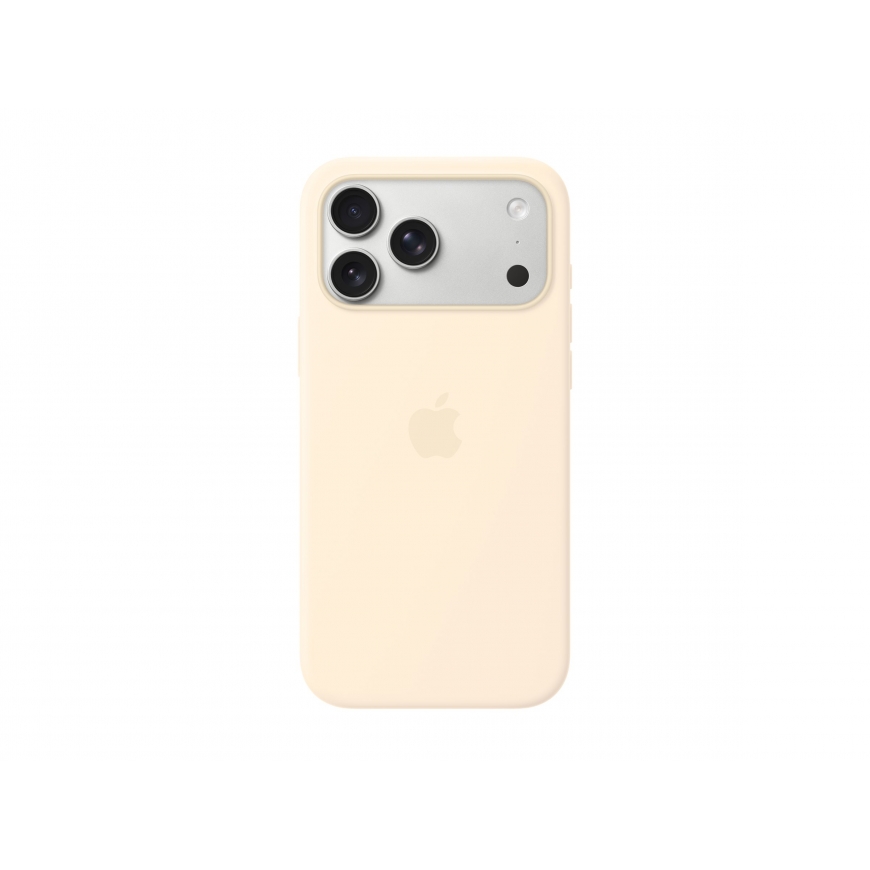 Apple iPhone 17 Pro Max Silicone Case with MagSafe – Vanilla – 3