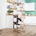 Beldray LA00000050EU7 4 Tier Bamboo Clothes Airer Beldray LA00000050EU7 4 Tier Bamboo Clothes Airer