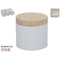 Round Metal Can 10.5x10.5 cm, DECORLIFE