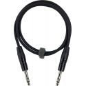 Fuj:tech 6,3 mm TRS uros – 6,3 mm TRS uros audiokaapeli, 10 m, musta Fuj:tech 6,3 mm TRS uros – 6,3 mm TRS uros audiokaapeli, 10 m, musta