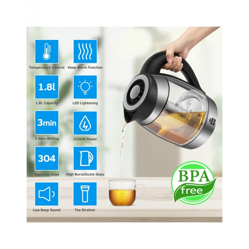 ForMe FKG-488 Cordless Electric Kettle 1,8 L – 5