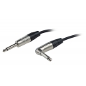Fuj:tech 6,3 mm TS – 6,3 mm TS instrumenttikaapeli suoralla- ja kulmaliittimellä, 7 m Fuj:tech 6,3 mm TS – 6,3 mm TS instrumenttikaapeli suoralla- ja kulmaliittimellä, 7 m