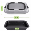Cake pan with lid, 36.5*24.5*5.5cm, 6060, Kamille Cake pan with lid, 36.5*24.5*5.5cm, 6060, Kamille