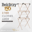 Beldray LA089397GRYEU7 150 Years 3 Tier Airer Grey & Copper Beldray LA089397GRYEU7 150 Years 3 Tier Airer Grey & Copper