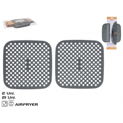 Квадратная подложка для аэрофрайера 21 x 21 см, KITCHEN&GO