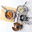Salter BW04151G1EU7 Timeless Collection Stainless Steel 5 Piece Pan Set Salter BW04151G1EU7 Timeless Collection Stainless Steel 5 Piece Pan Set
