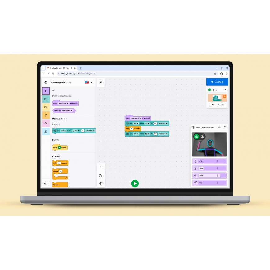 LEGO Education Computer Science & AI komplekt: 8+ – 4