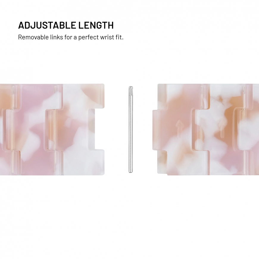 Fixed | Resin Strap for Apple Watch 38/40/41mm | Candy Pink | – 4