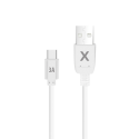 Maxlife cable USB - USB-C 1,5 m 3A white Maxlife cable USB - USB-C 1,5 m 3A white