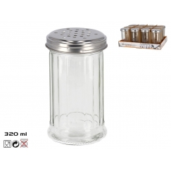 Stikla cukura dozators 32 cl, 0.8x0.8x13 cm, KITCHEN&GO