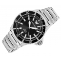 Emporio Armani Solar Diver Style Rokas Pulkstenis AR11787 Silver Black 42mm Emporio Armani Solar Diver Style Rokas Pulkstenis AR11787 Silver Black 42mm