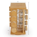 Salter BW127771 Bambu Pöörlev Maitseaine Rack