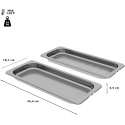 Bosch Gastronorm-astia, 35 x 454 x 187 mm