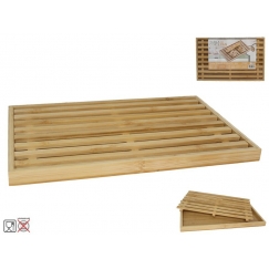 Griešanas dēlis, bambuss, 25.00 x 40.00 x 2.30, KITCHEN&GO
