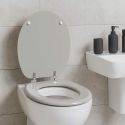 Beldray LA032355PGRY Medinė Tualeto Sėdynė, Balta