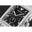 Emporio Armani Diego Chronograph Rokas Pulkstenis AR11751 Silver Black 38mm Emporio Armani Diego Chronograph Rokas Pulkstenis AR11751 Silver Black 38mm