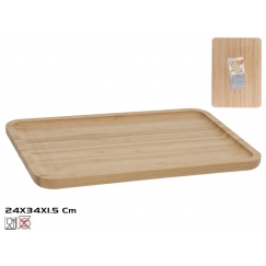Bambusa paplāte, 24.00 x 34.00 x 1.50, KITCHEN&GO