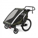 Thule Chariot Lite Double -rataste käru, Vintage Green Thule Chariot Lite Double -rataste käru, Vintage Green