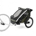 Thule Chariot Lite Double dviračių priekaba, Vintage Green Thule Chariot Lite Double dviračių priekaba, Vintage Green