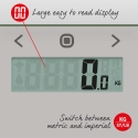 Salter 9113 GFEU12 Compact Glass Analyser Bathroom Scales, Grey