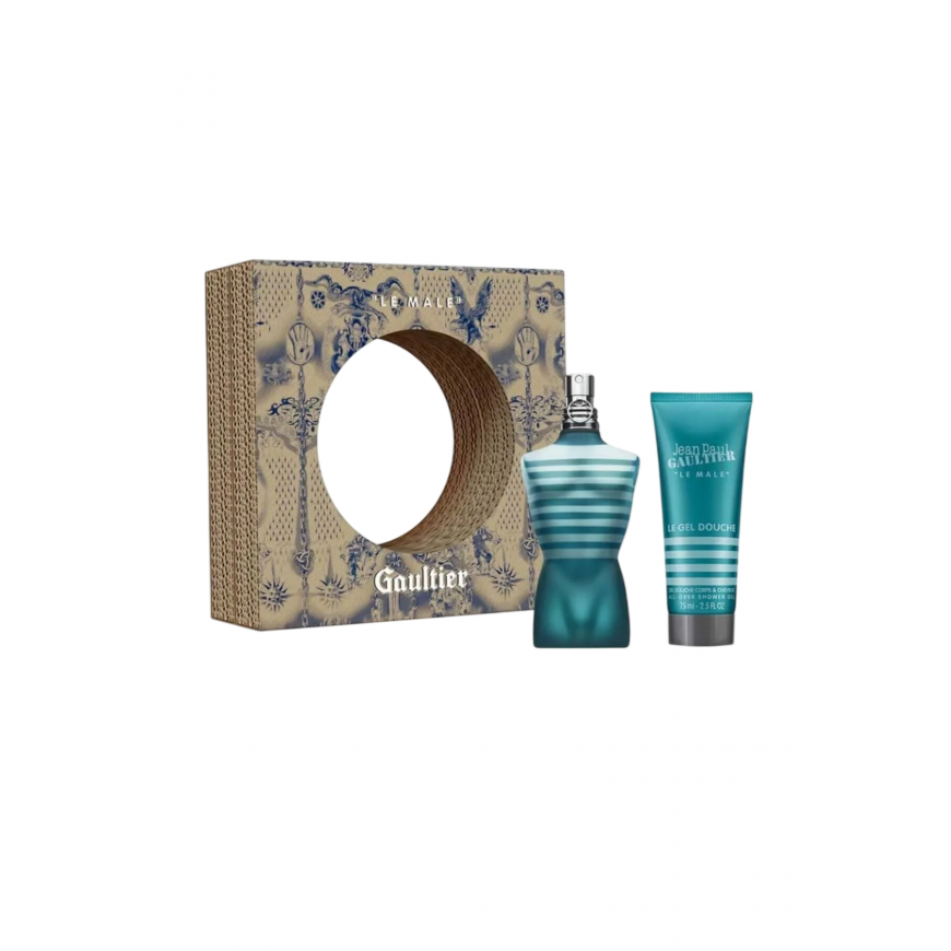 Set Jean Paul Gaultier: Le Male, Eau De Toilette, For Men, 75 ml
