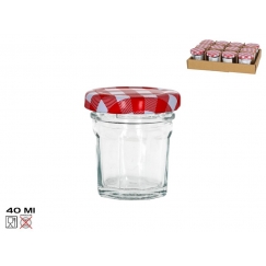 Siena lasipurkki 40 ml, 5x5x5.5 cm, KITCHEN&GO