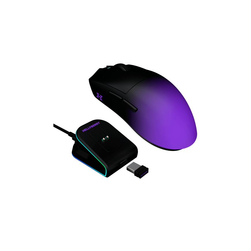 Hellyberry (Powered by Hator) HM47-BP PRO 26000dpi Spēļu bezvadu