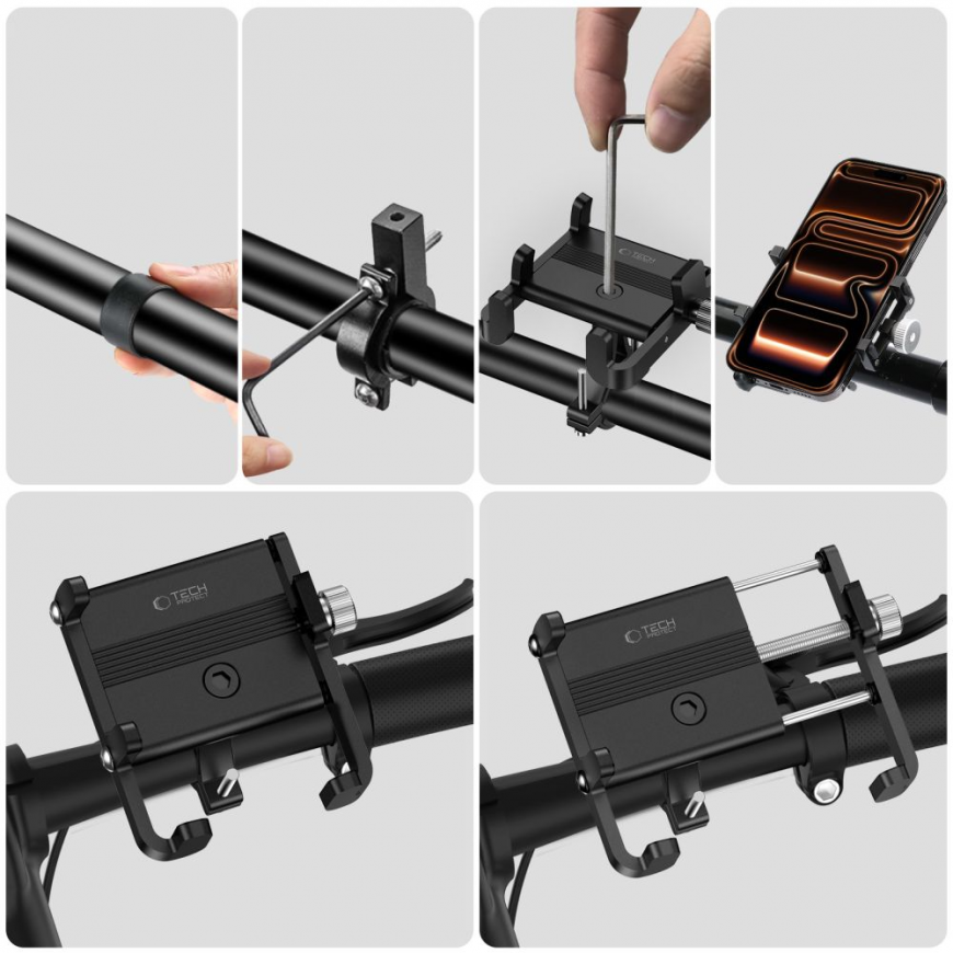 Tech-Protect V5 Handlebar Mount - Black – 5
