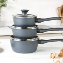 Salter BW13591DU Megastone Excellence 3 Piece Pan Set Salter BW13591DU Megastone Excellence 3 Piece Pan Set