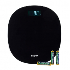 Salter SA00709BFEU12 Ümar Elektrooniline Kaal, Must