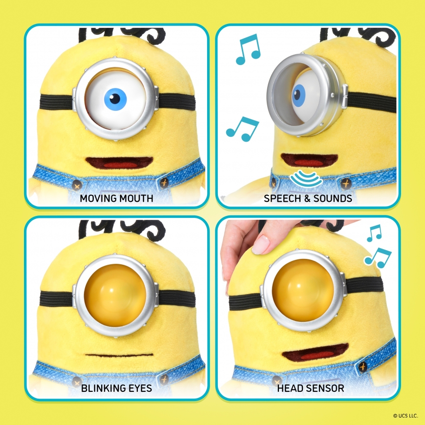REAL FX MINIONS Palm Puppetronic interactive toy - James – 3