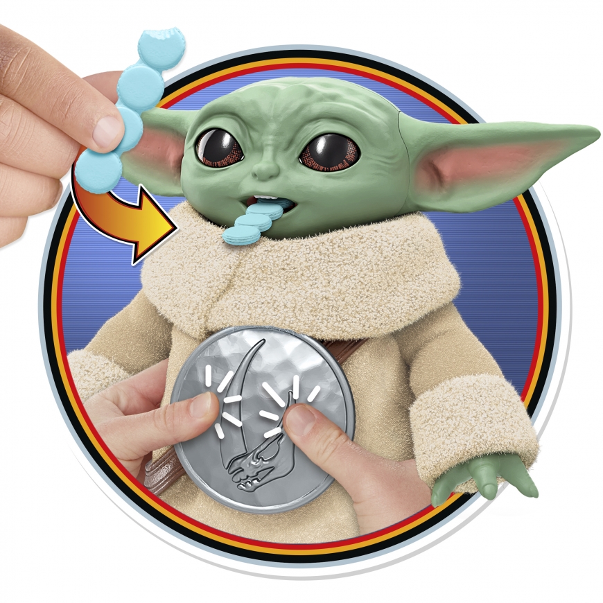 STAR WARS Figūra ar aksesuāriem Snacking Grogu, 16,5 cm – 4