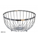 Metallinen hedelmäkulho, 25,00 x 25,00 x 13,00, KITCHEN&GO Metallinen hedelmäkulho, 25,00 x 25,00 x 13,00, KITCHEN&GO