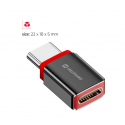 Swissten DataGUARD Uzlādes Adapteris ar Datu Bloķēšanu USB-A uz USB-C Swissten DataGUARD Uzlādes Adapteris ar Datu Bloķēšanu USB-A uz USB-C