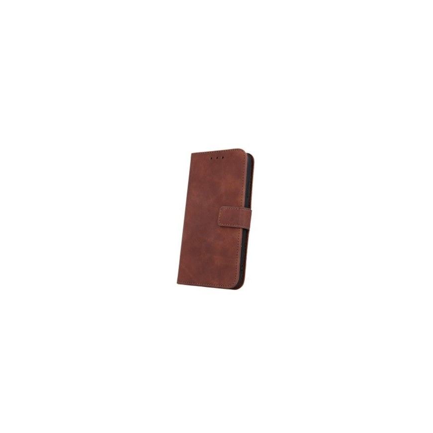 Samsung Galaxy A34 5G Smart Velvet -suojakuori, ruskea