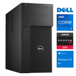 DELL 3620 Tower i7-7700 8GB 256SSD M.2 NVME RX560 4GB WIN10Pro