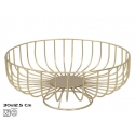 Augļu trauks, zelta, 30.00 x 30.00 x 12.50, KITCHEN&GO Augļu trauks, zelta, 30.00 x 30.00 x 12.50, KITCHEN&GO