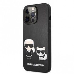 Apple iPhone 13 Pro Choupette PU ādas maciņš melns