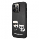Apple iPhone 13 Pro Choupette PU ādas maciņš melns Apple iPhone 13 Pro Choupette PU ādas maciņš melns