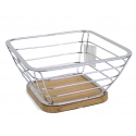 Fruit Basket, Metal, 25.00 x 25.00 x 12.00, KITCHEN&GO Fruit Basket, Metal, 25.00 x 25.00 x 12.00, KITCHEN&GO