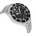 Emporio Armani World Explorer Solar Chronograph Наручные Часы AR11739 Silver Black 43mm Emporio Armani World Explorer Solar Chronograph Наручные Часы AR11739 Silver Black 43mm