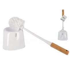 WC-harja hoidja, valge, 13.00 x 13.00 x 38.00, BATH&GO