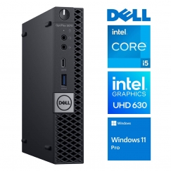 DELL 5070 Micro i5-9500T 16GB 256SSD M.2 NVME WiFi WIN11Pro