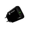 Natec Ribera USB-laturi 1X USB-A + 1X USB-C 20W Natec Ribera USB-laturi 1X USB-A + 1X USB-C 20W